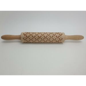 Kekszmintázó sodrófa - Karácsonyi 38cm