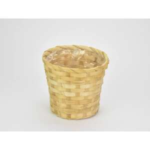 Bambusz kaspó natúr 16cm