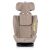 Chipolino Techno iGrow Isofix autósülés 40-150cm latte színben, ülés háttámlája újszülött szűkítő nélkül, fejtámla állítási mechanizmusát mutatva