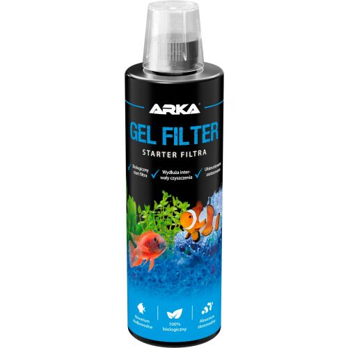 ARKA Mikroba-lift Gélszűrő 473ml édesvízi és tengeri akváriumokhoz, biológiai szűrőindító gél - Akvárium vízkezelés