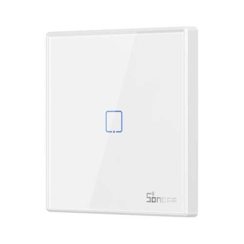 Sonoff vezeték nélküli RF 433MHz-es egy csatornás érintős, okos villanykapcsoló T2EU1C-RF