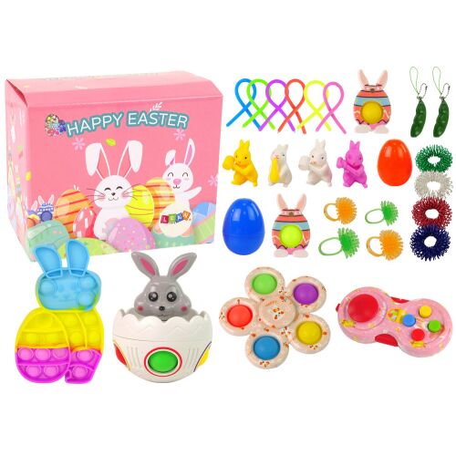 Húsvéti Játékok Stresszoldó Szett 29 Darabos 170002619 - Lean Toys