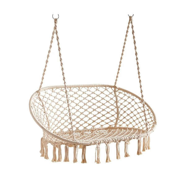 GardenLine Dupla Függő hinta, két személyes, bézs 