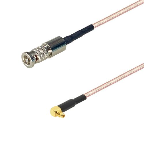 SDI kábel mini BNC dugó / MMCX dugó RA 75ohm 3m, HD-SDI és 3G-SDI videó átvitelhez - BNC kábel