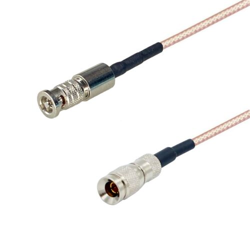 SDI kábel mini BNC és DIN 1.0/2.3 csatlakozókkal, 75ohm HD-SDI és 3G-SDI alkalmazásokhoz, 1 méter hosszú - BNC kábel