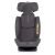 Chipolino Techno iGrow Isofix i-Size autósülés, faszén színű, szűkítőbetét nélkül, állítható fejtámlával