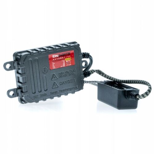 Szögletes nézet a XENON HID VEZÉRLŐ SLIM 7CM 35W 12V CANBUS EINPARTS előtétről kábelköteggel, EinParts márkajelzéssel - Autó világítás
