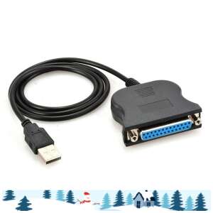 USB LPT nyomtató adapter kábel, régi nyomtató csatlakoztatása laptophoz vagy számítógéphez - USB átalakító