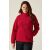 Regatta WOMEN'S THOR III - INTERACTIVE FLEECE XL, piros, nőn viselve, elölnézet, alkalmi környezetben