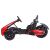 Piros CH9939 elektromos gokart gyerekeknek, oldalnézet fehér háttéren