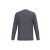 iDeal Basic IB313 IDEAL150 unisex hosszú ujjú póló hátulról szürke színben, fehér háttéren