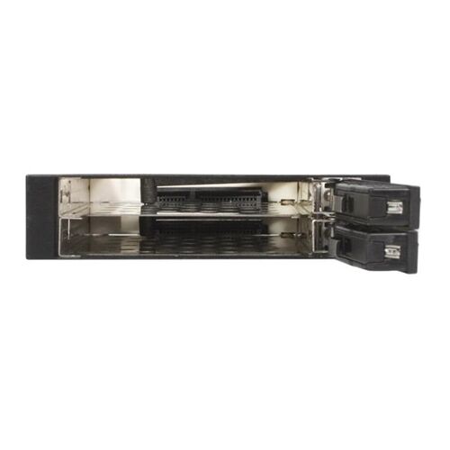 StarTech.com HSB220SAT25B dupla 2.5 hüvelykes meghajtórekesz adapter nyitott tálcákkal, 3.5 hüvelykes foglalathoz, fekete - Egyéb kiegészítő számítógéphez