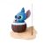 Abystyle Studio Stitch kókuszos figura, Disney Lilo & Stitch gyűjtemény, oldalnézet, fehér háttér, Stitch kókuszból iszik