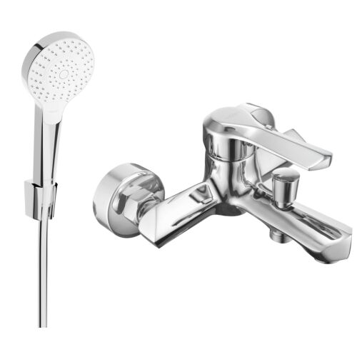 Mexen Sabre R05 fürdőkád csaptelep zuhanyszettel, króm - 7213R05-00 170220810 - Otthon és kert