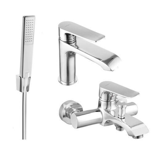Mexen Pecos R72 fürdőkádszett, króm - 72703R72-00