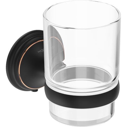 Mexen Lusso fogkefe tartó, antik fekete - 70A16851-79 170248220 - Fogkefetartó