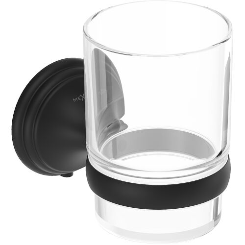Mexen Lusso fogas tartó, fekete - 70A16851-70 170248230 - Fogkefetartó