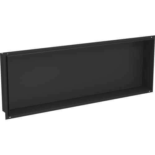Mexen X-Wall-NR falcol nélküli fali polc 90x30 cm, fekete rozsdamentes acél - Egyéb fürdőszobai kiegészítő