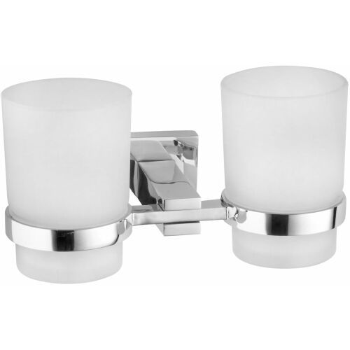 Mexen Vane dupla fogkefe tartó, króm - 7020952-00 170260897 - Fogkefetartó