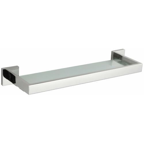Mexen Vox függő üvegpolc, króm, 50cm széles, fürdőszobai tárolásra - Egyéb fürdőszobai kiegészítő