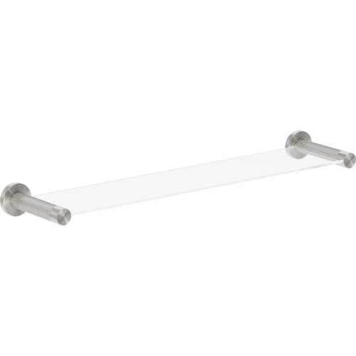 Mexen Triv függő üvegpolc, csiszolt nikkel felület, 60 cm széles, modern fürdőszobai tároláshoz - Egyéb fürdőszobai kiegészítő