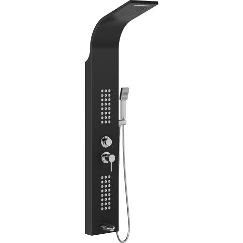 Mexen Ardo zuhanypanel kifolyóval, fekete - 7617-04-70 170264297 - Otthon és kert