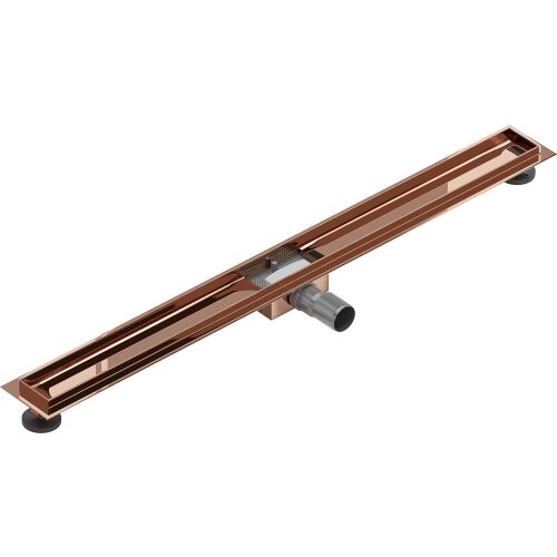 Mexen Flat 90 cm-es lineáris lefolyótest, rózsaarany - 1615090 170359815 - Lefolyó