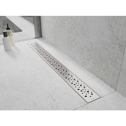 Mexen Flat M12 50 cm-es vonalmenti vízelvezető burkolat, inox - 1021050 170366891 - Lefolyó