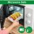Egy kéz tálcát helyez 3 darab taco tartóval és tacókkal mikrohullámú sütőbe, bemutatva a mikrohullámú sütőben használható funkciót hőmérséklet tartománnyal.