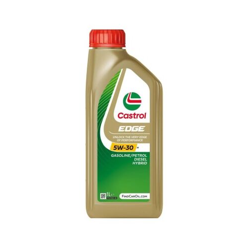 Castrol EDGE 5W-30 M 1L motorolaj flakon benzin, dízel és hibrid motorokhoz - Castrol