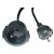 Microconnect MC-PE0300FRB tápkábel 3m fekete, európai Schuko dugó IEC C13 aljzat