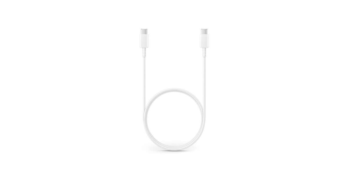 Samsung Factory USB Type-C – USB Type-C Daten- und Ladekabel mit 100 cm Kabel – EP-DA705BWE – weiß (ECO-Verpackung) 45194642