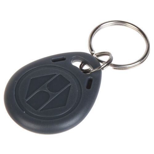 Egyedi ATLO-514S/G RFID k#zels#g#rz#kel# kulcstart3 kulcskarik#val, sz#gben elhelyezve feh#r h#tt#ren - Kulcscímke