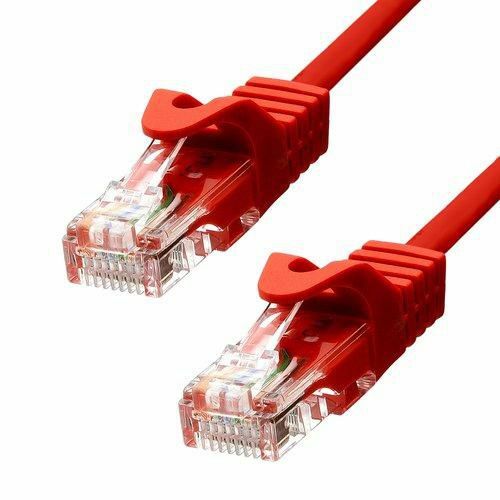 ProXtend CAT5e U/UTP CU PVC Ethernet kábel piros 50cm, 5UTP-005R 170634705 - UTP kábel