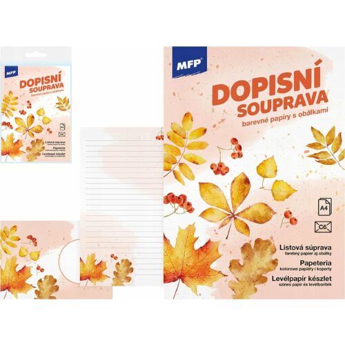 Írószer Lux 5+10 Levelek 170639431 - Meghívó és képeslap