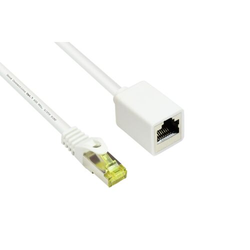 Jó kapcsolatok Patchkábel hossz. Cat.7 RK fehér 5m 170641817 - Patch kábel