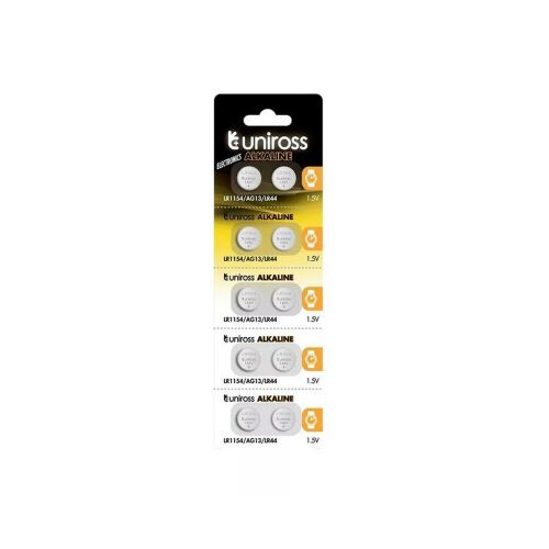 Gombelem LR44 1,5V alkáli gombelem Uniross 170673503 - Műszaki cikk és elektronika