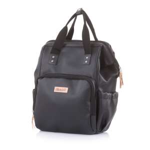 Chipolino babakocsira rögzíthető hátizsák - Black Leather 2021 45207527 Pelenkázó táska