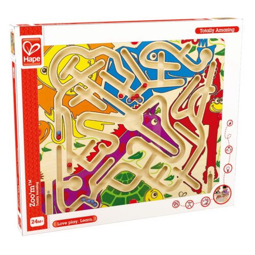 Hape Mágneses Zoo'M Labirintus - Dupla szórakozás 170708889 - Kreatív játék és fejlesztő játék