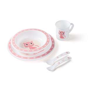 Canpol babies étkezési szett - rózsaszín cica 45210217 Etetés