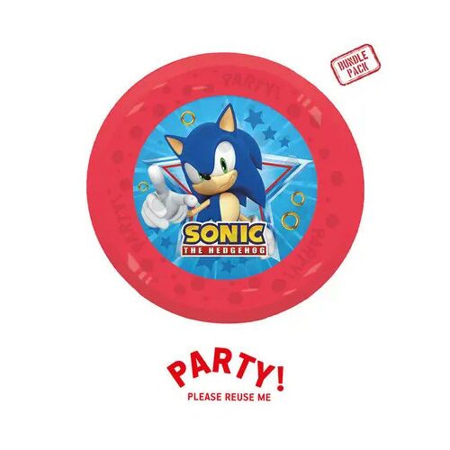 4db újrafelhasználható bulitányér 21cm SONIC 170762567 - Babatáplálás