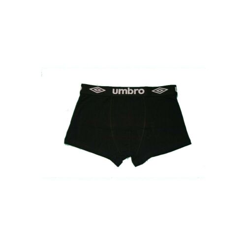 Umbro férfi fekete pamut boxeralsó, elölnézet - Férfiaknak