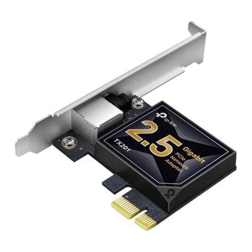 TP-Link TX201 2.5 Gigabites PCIe hálózati kártya asztali számítógépekhez, multi-gigabit sávszélességet és nagy teljesítményt biztosítva az internet hozzáféréshez és a helyi adatátvitelhez. - PCI hálózati kártya