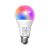 Meross MSL120 WiFi okos LED izzó HomeKit kompatibilis, több élénk színben világít, egyszerű fehér háttéren
