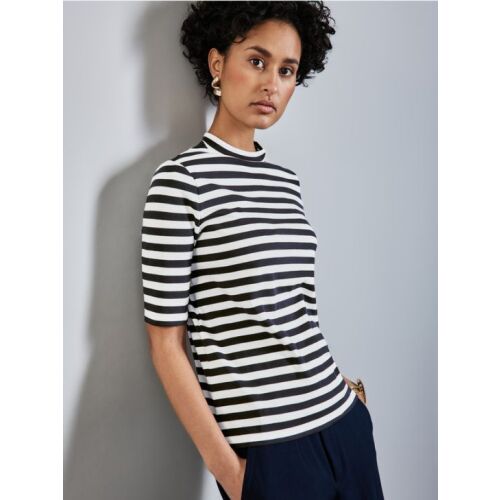 Street One női felső BASIC STRIPE TURTLE NECK SHIRT 172645885 - Divat és öltözködés