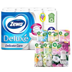Zewa Deluxe Delicate Care 3 Ply Toilettenpapier 24 Rollen 3 Air Wick Electrical Pack 93349717 Toilettenpapier
