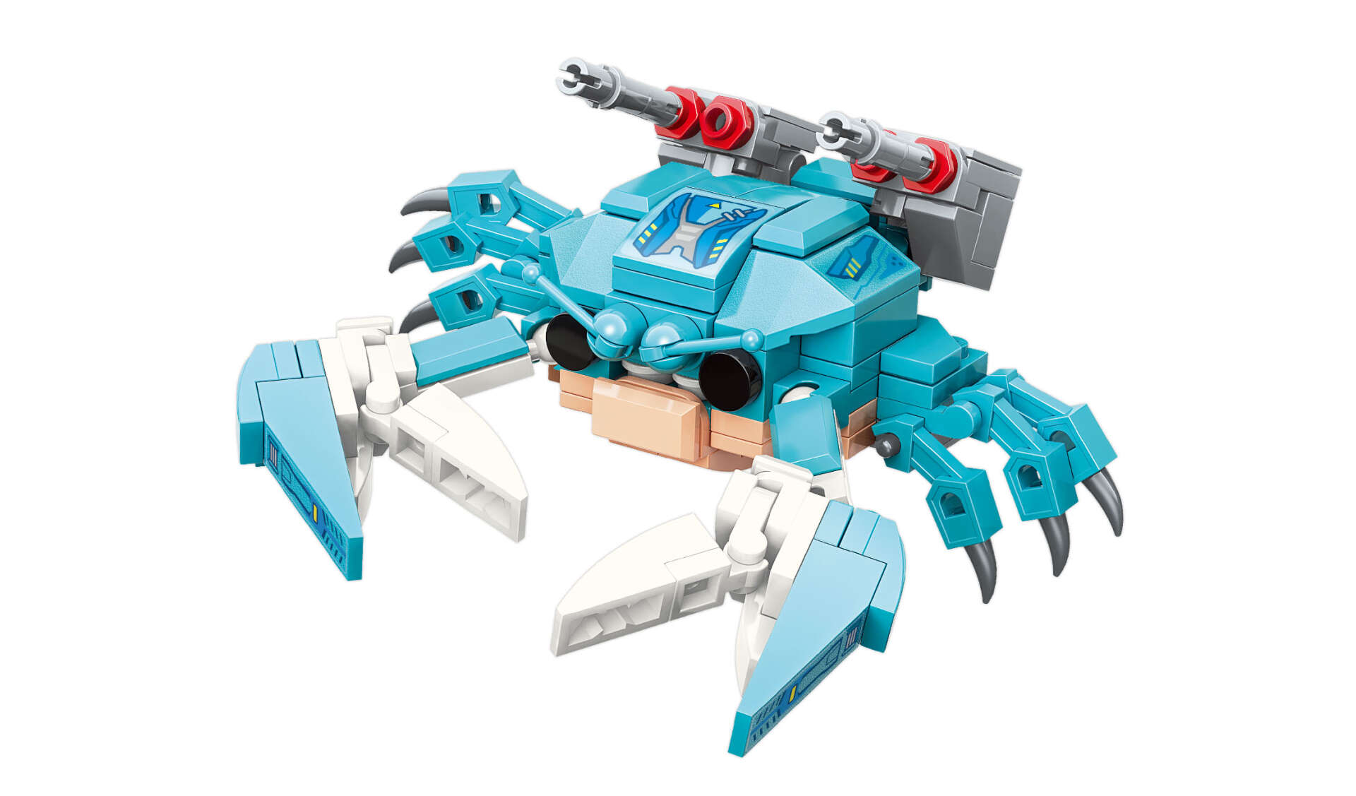 QMAN® 41208 - Wonder Cube - Играчка за изграждане на раци с гигантски нокти - 100% съвместима с всички други популярни марки