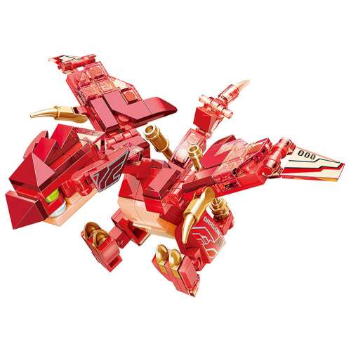QMAN® 41211 Sky Breaker Phantomtyl Alloy Version stavebné bloky, červený drak, rozložený