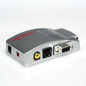 VGA TV átalakító PC konverter VGA RCA SVIDEO kábel 73855227 - VGA átalakító