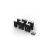 QBRICK SYSTEM CUSTOM SET 3 adapterek és csavarok fekete alapon, szögből nézve